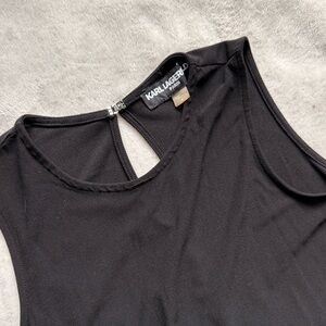 Karl Lagerfeld - Black Sleeveless Mini Dress - size 6